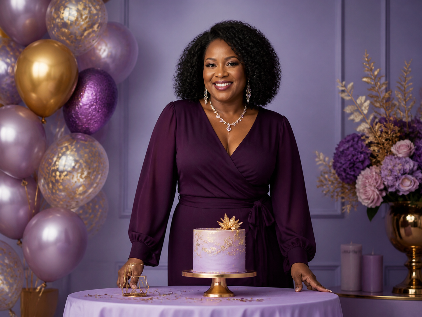 Birthday Glam sample portrait